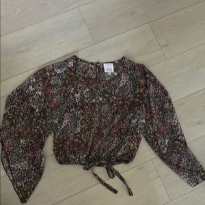 Floral Print Women's Top